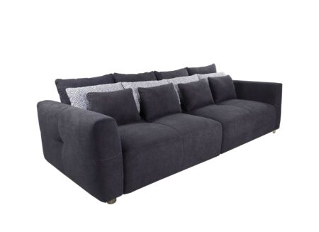 Zetel Gulliver 4-zit - stof - donkerblauw