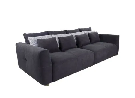 Zetel Gulliver 4-zit - stof - donkerblauw
