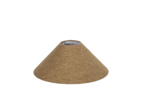 Lampenkap &Oslash;45cm - stof - caramel