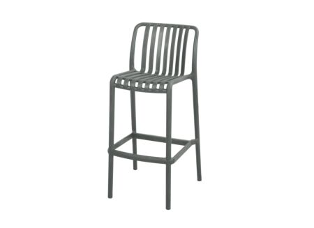Barstoel Cute ZH74,5cm - kunststof - donkergrijs