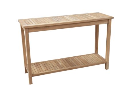 Bijzettafel Garden 120x40cm - naturel - teak massief