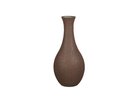 Vaas Dix Ø34x75cm - gerecycleerd glas - bruin
