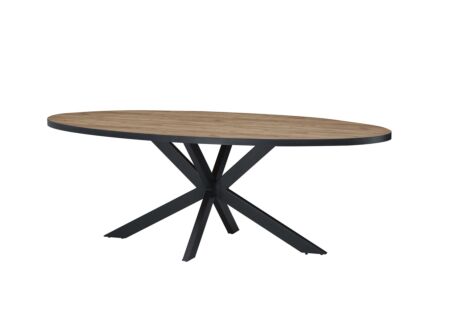 Tafel Elio  220x110cm - melamine - French oak