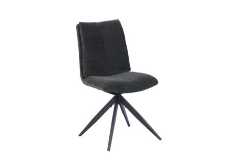 Stoel Matadero 59x48x92cm - stof - donkergrijs