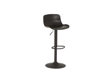 Barstoel Dune ZH57-78cm - kunststof - zwart