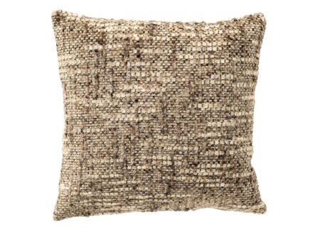 Kussen Noret 45x45cm - polyester - shitake