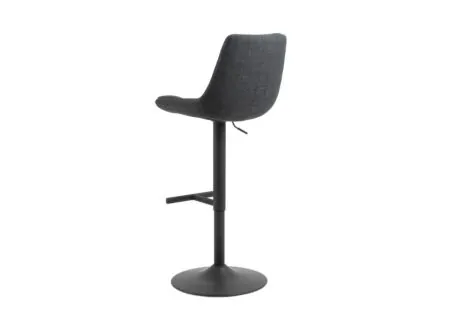 Aperçu - Chaise de bar HA65-86cm - tissu - gris foncé