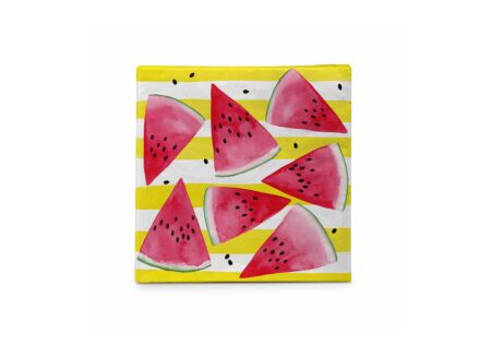 Serviette Melon & Stripe 33x33cm - 20 stuks