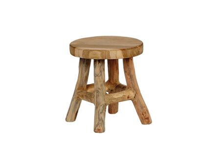 Plantenkrukje Teak H22cm