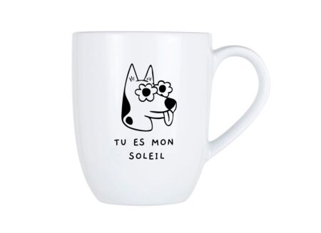 Mok Cosy Tu es mon soleil 53cl - porselein - wit