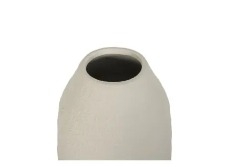 Detail - Vase Nama H56cm - terre cuite - blanc