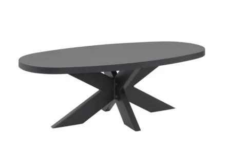 Salontafel Raphael 130x65cm - melamine - nox