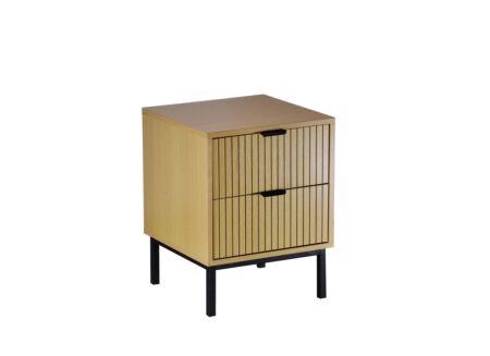 Nachtkastje Nevado 40x40x52cm - MDF melamine - wilde eik