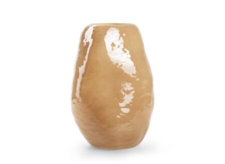 Vaas Fiep H24,5cm - glas - beige