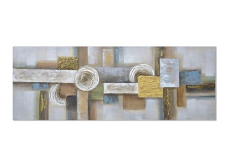 Schilderij Crossroads 50x150cm