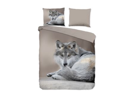 Dekbedovertrek Wolf 240x220cm microvezel