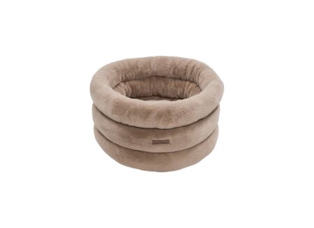 Hondenmand Champs Elysees S Ø50x27cm - stof - mokka