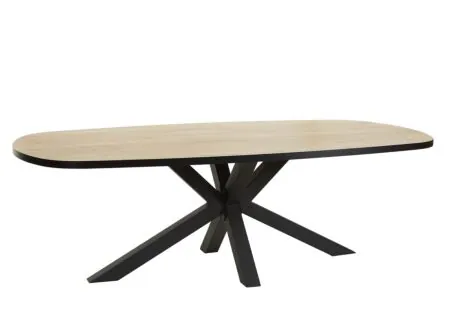 Table Otto Piero ovale 230x119cm - Table Otto Piero 230x119cm - film décoratif - scarlet chêne