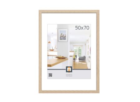 Fotokader Livorno  70x50cm - hout & glas - grijs