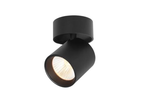 Ledspot met 1 spot 7,5W - zwart
