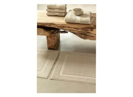 Badmat Una 60x60cm - katoen - beige