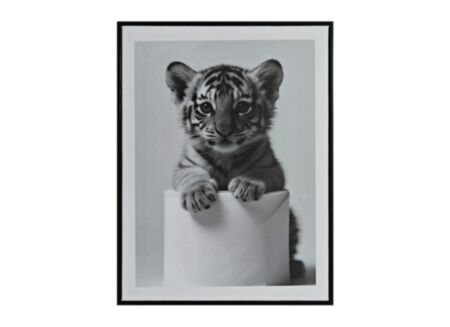 Print op canvas Little Tiger 30x40cm