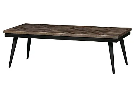 Salontafel 120x60cm - hout massief - bruin