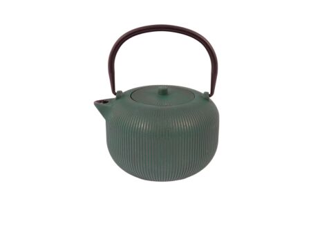 Theepot 1L - gietijzer - forest green