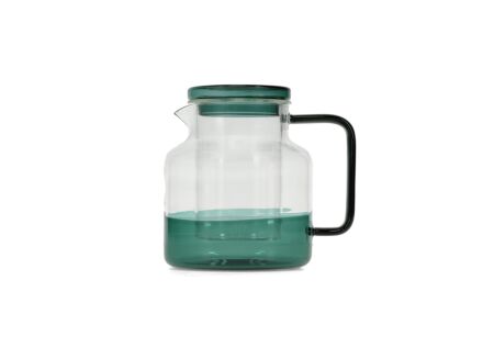 Theepot Liv 100cl - glas - groen & transparant