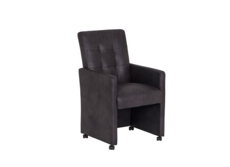 Stoel Bilbao 59x57x97cm - stof - antraciet