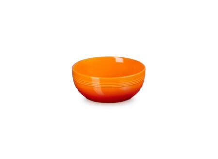 Kom Coupe Ø16cm - stoneware - oranjerood
