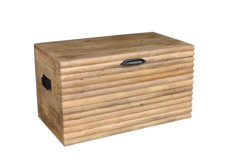Opbergkoffer Soma 70x40x40cm - mango massief - naturel
