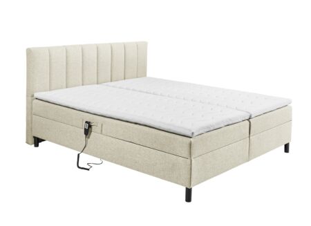 Bedbox Miralindo 180x200cm elektrisch stof nordic linen