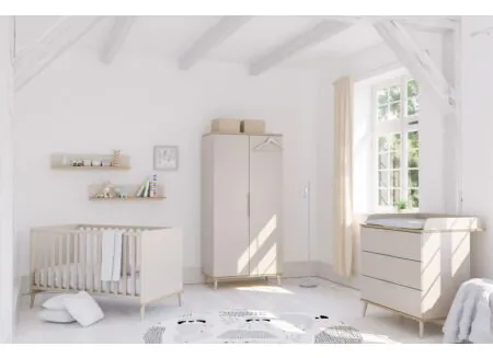 Setfoto - Commode incl luiertafel Hazel 95x53x92cm