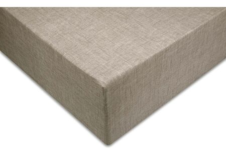 Hoeslaken 140x200cm katoen palm taupe