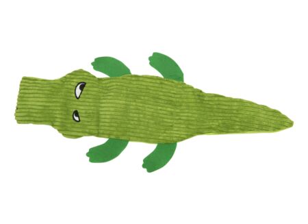 Hondenspeelgoed Flat Plush Toy Krokodil