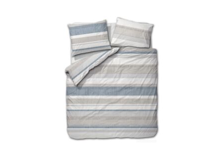 Dekbedovertrek Scandi Stripe 260x220/240cm - satijn - multicolor