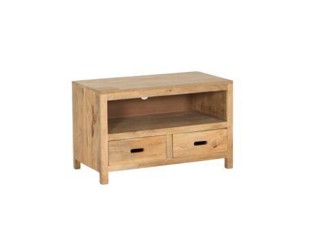 Tv-meubel Ploutos 89x48cm - mango massief - naturel