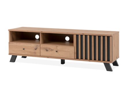Tv-meubel Medan 138cm - melamine - artisanale eik