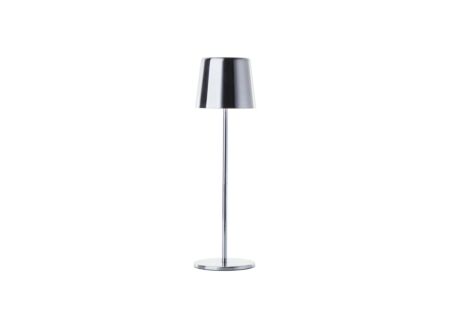 Tuinlamp Xaana  Ø11x37cm - metaal - satin nickel