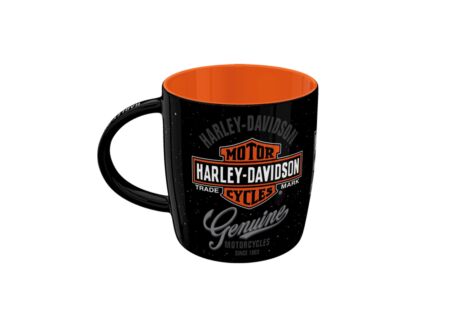 Mok Harley Davidson 33cl - keramiek - zwart & oranje Mok Harley Davidson 33cl - keramiek - zwart & oranje