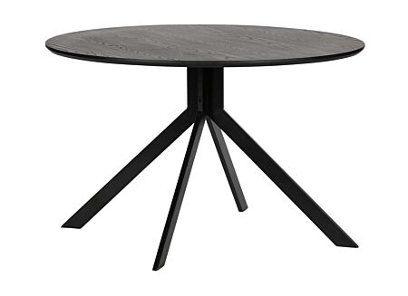 Ronde tafel Ø120cm - MDF - zwart