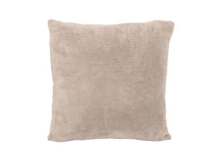 Kussen Pippa 45x45cm - flanel - taupe