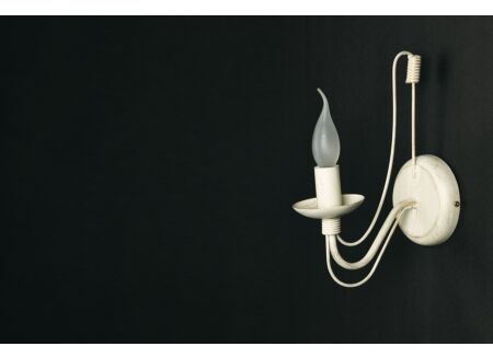 Wandlamp avorio E14