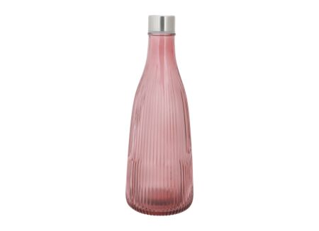 Waterfles Atla 1L - glas - deep maroon