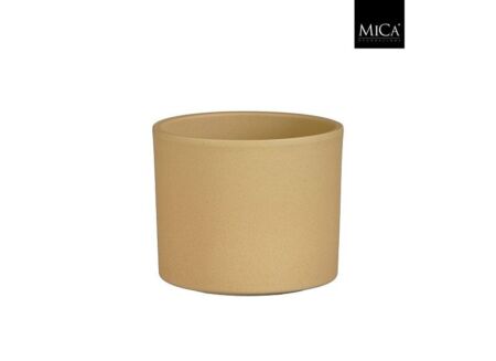 Bloempot Era H13cm - keramiek - beige zand