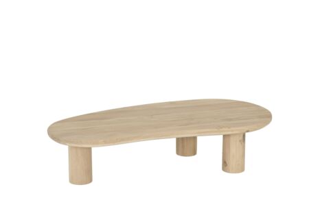 Salontafel Nephro 120x60cm - eik massief - naturel