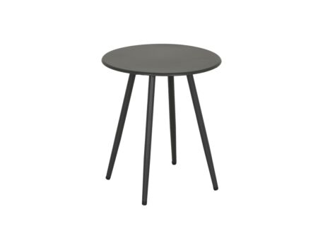 Bijzettafel Giardino  Ø45x50cm - staal - antraciet