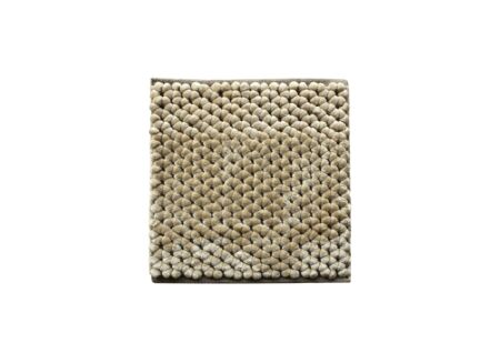 Badmat Lusso 60x60cm - polyester & katoen - forest sand