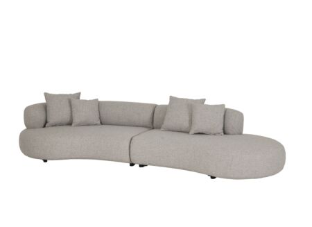 Zetel Raja 364x135cm - stof - beige